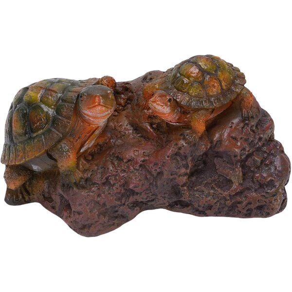 Zerodis Schildkrötenskulptur aus Kunstharz, Symbol der Langlebigkeit für Bonsai und Garten