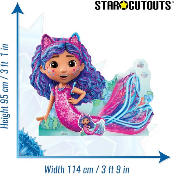 Star Cutouts Gabby Puppenhaus-Pappaufsteller, Höhe 95 cm