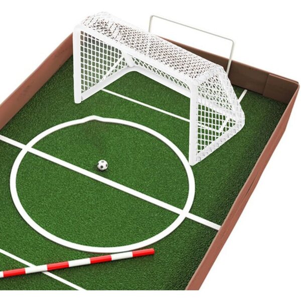 Porta calcio miniatura Didiseaon per casa delle bambole, facile da montare e portatile