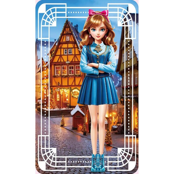 Magnetisches Stickerbuch zum Anziehen von Papierpuppen – kreative Anziehspiele