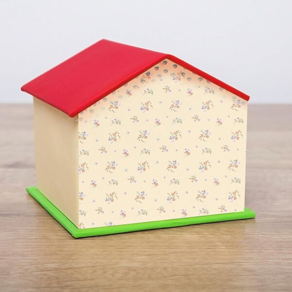 SUPVOX Carta da Parati Autoadesiva per Casa delle Bambole - 5 Fogli Decorativi Miniatura