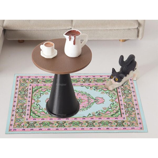 Set 8 Mini Tappeti Turchi 1:12 per Casa delle Bambole, Decorazioni Fai da Te