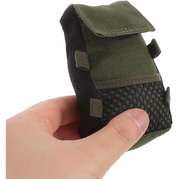 NOLITOY Zaino miniatura per bambole, design leggero e funzionale, verde cartone animato