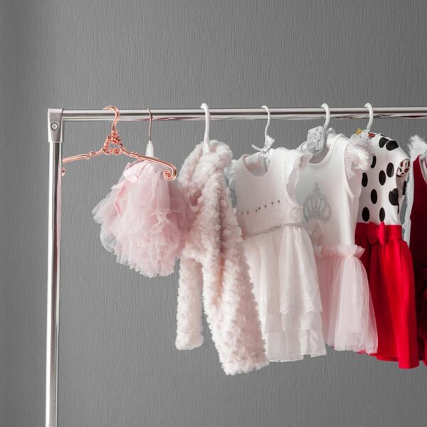 BESPORTBLE Set 5 Mini Grucce in Metallo Rosa Dorato per Vestiti di Bambola