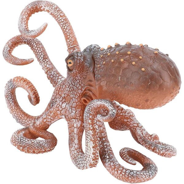 Große realistische Oktopus-Statue aus PVC für Dekoration und Lernspiele zum Thema Meer