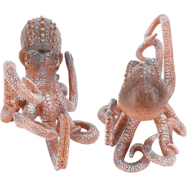 Große realistische Oktopus-Statue aus PVC für Dekoration und Lernspiele zum Thema Meer