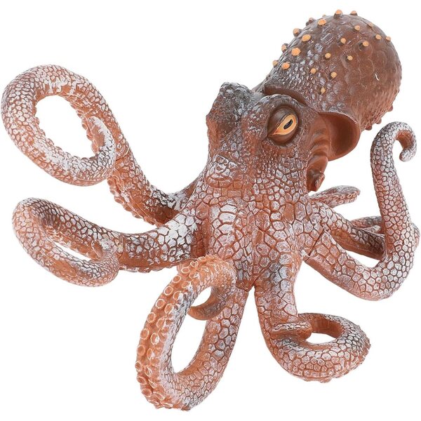 Große realistische Oktopus-Statue aus PVC für Dekoration und Lernspiele zum Thema Meer