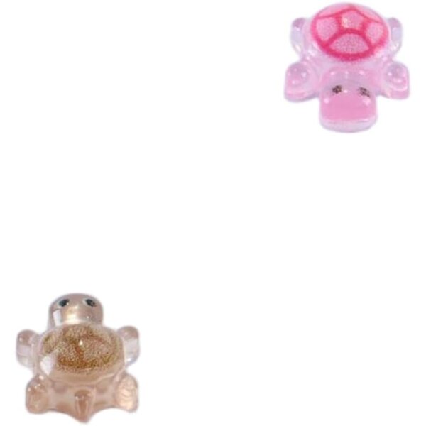 100 Mini tartarughe luminose in resina per decorazioni e lavoretti creativi