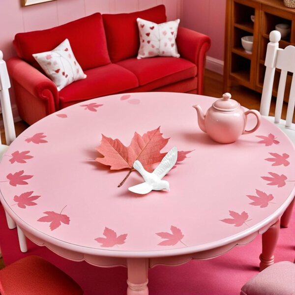Kombiuda Mini Colomba Bianca 9 Pezzi in Resina Dipinta a Mano per Decorazioni Artistiche