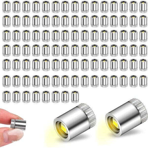 100 Mini Luci LED Bianche Calde per Casa delle Bambole e Decorazioni Fai da Te