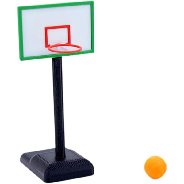 Canestro da Basket Miniatura 1:12 per Casa delle Bambole con Palla - Folpus