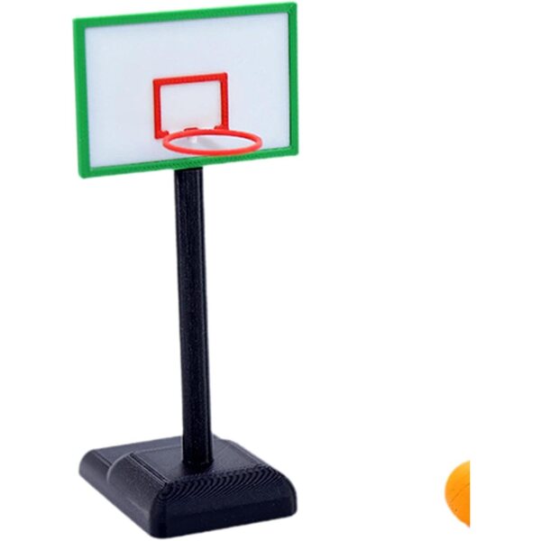 Canestro da Basket Miniatura 1:12 per Casa delle Bambole con Palla - Folpus