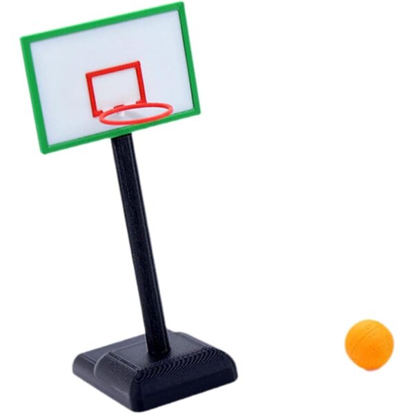 Canestro da Basket Miniatura 1:12 per Casa delle Bambole con Palla - Folpus