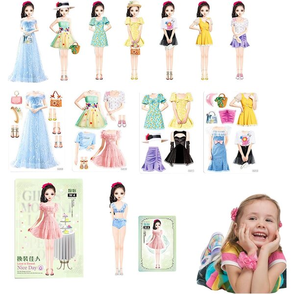 Buch der Prinzessinnen-Magnetaufkleber: Kreativ- und Lernspiel für Mädchen