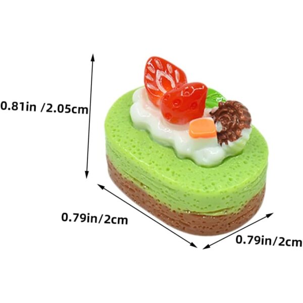 BESTonZON Set 15 Torte Finte in Resina Decorazioni Realistiche per Negozi e Feste