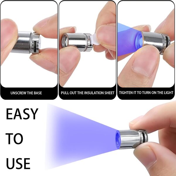 LUKIUP 50 luci LED miniatura a batteria per artigianato e decorazioni fai da te