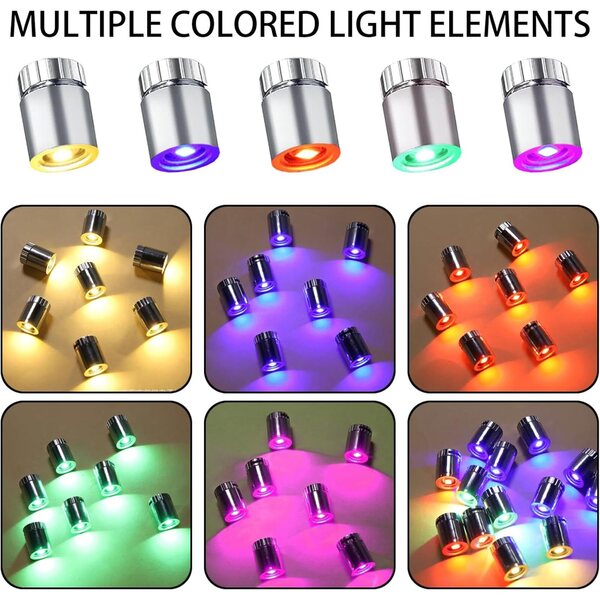 LUKIUP 50 luci LED miniatura a batteria per artigianato e decorazioni fai da te