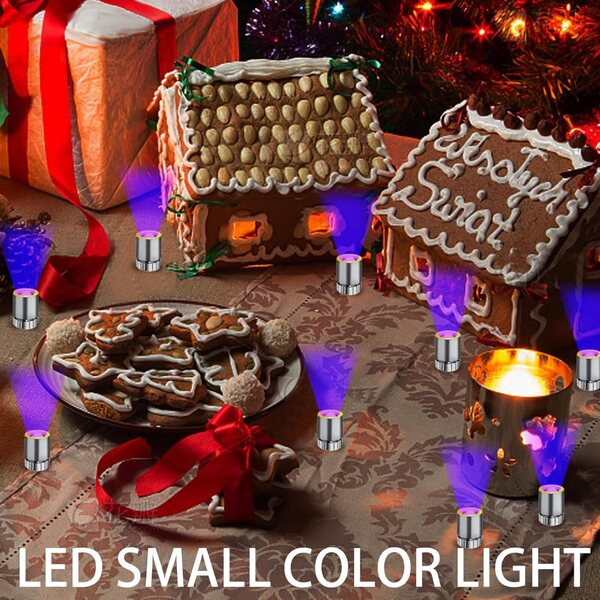 LUKIUP 50 luci LED miniatura a batteria per artigianato e decorazioni fai da te