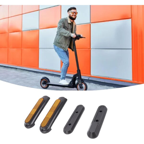 Mi4 PRO Scooter Nabenabdeckung RiToEasysports Reflektierendes Schutzset aus ABS und Eisen