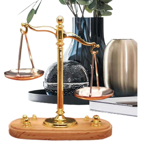 Bilancia Decorativa Retrò in Miniatura 1:12 per Casa delle Bambole e Diorama