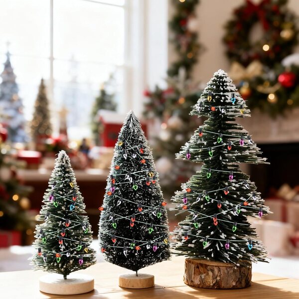Catena di Luci Natalizie Miniatura 5m per Casa delle Bambole 1:12 Decorazioni Fai-da-Te
