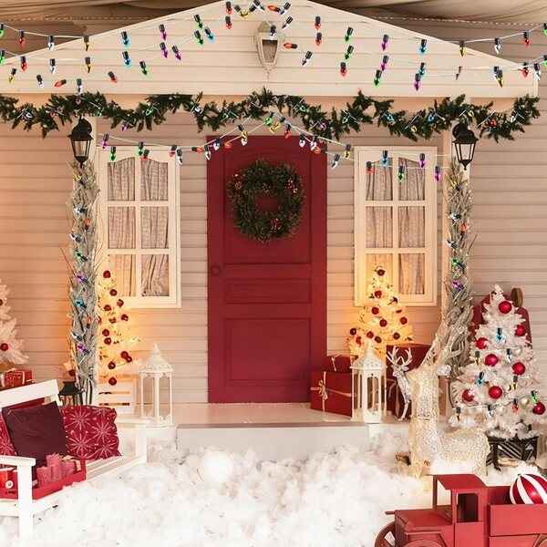 Catena di Luci Natalizie Miniatura 5m per Casa delle Bambole 1:12 Decorazioni Fai-da-Te