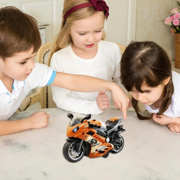 Generisches Mini-Motorrad mit Sound und Licht – sicheres Spielzeug mit realistischen Lichtern und Geräuschen