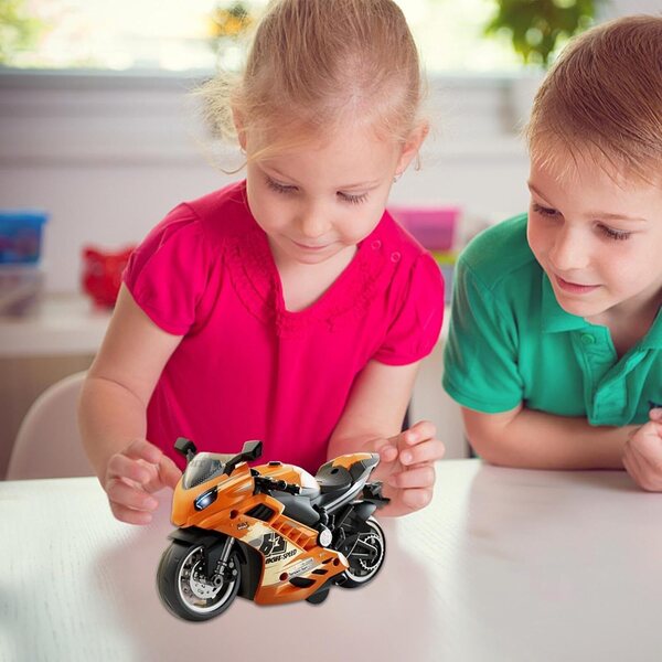 Generisches Mini-Motorrad mit Sound und Licht – sicheres Spielzeug mit realistischen Lichtern und Geräuschen