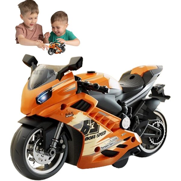 Generisches Mini-Motorrad mit Sound und Licht – sicheres Spielzeug mit realistischen Lichtern und Geräuschen