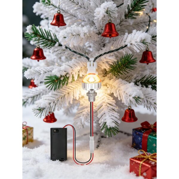 Mini Luci LED a Batteria per Case delle Bambole, Luce Calda 3000K, Facili da Usare