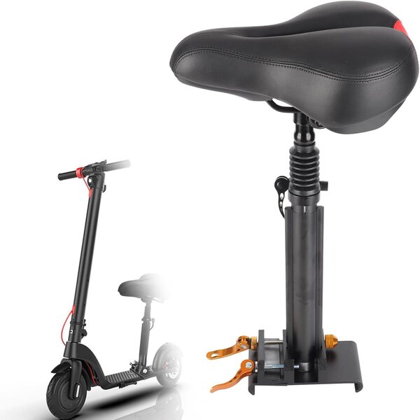Hapivida verstellbarer und stoßdämpfender Sattel für Elektroroller HX-X7/X8 ohne Loch