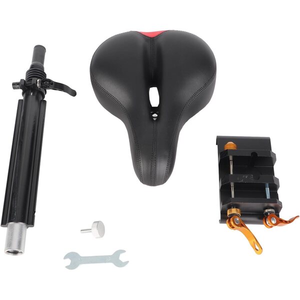 Hapivida verstellbarer und stoßdämpfender Sattel für Elektroroller HX-X7/X8 ohne Loch