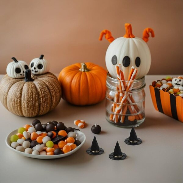 36 Mini Cappelli da Strega Neri per Decorazioni Halloween e Progetti Creativi