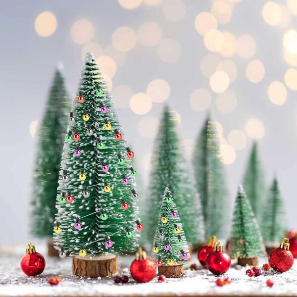 1 m Miniatur-Lichterkette für Weihnachtspuppenhäuser und Miniaturdekorationen
