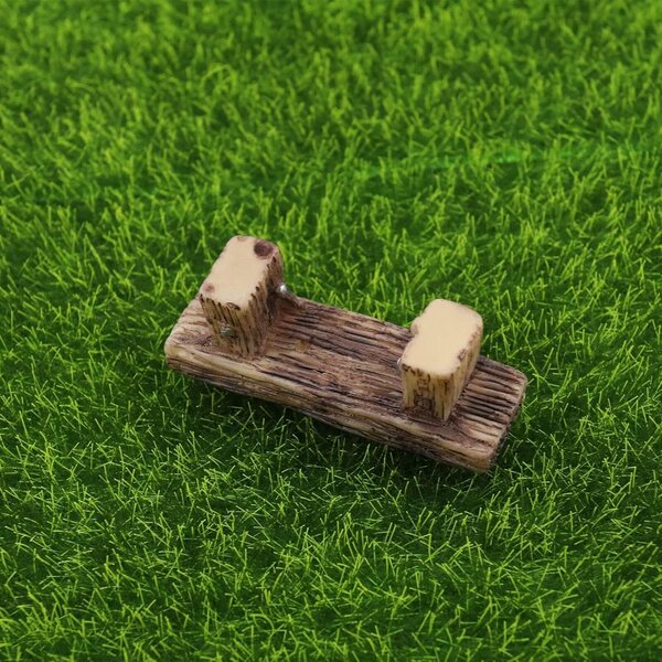 Set 4 Panchine Miniatura per Giardino delle Fate e Casa delle Bambole – DDHHCP