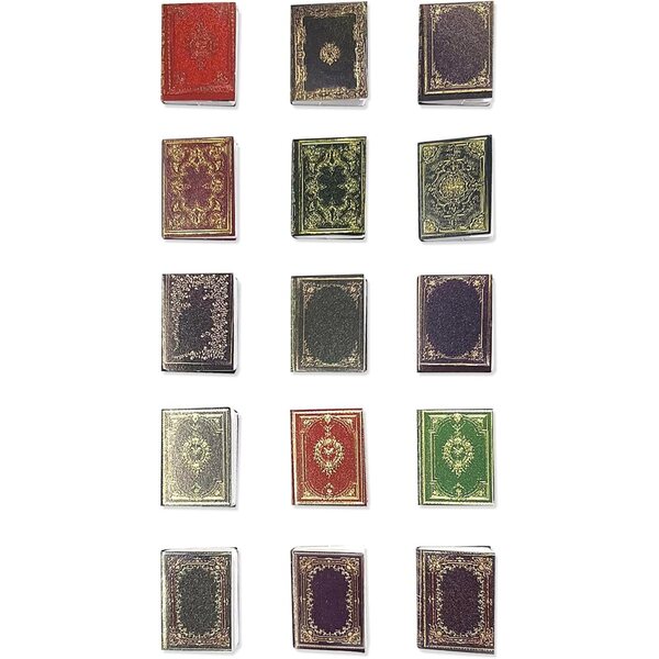 Mini Libri Multicolore 15 pezzi per Casa delle Bambole e Micro Paesaggi Creativi