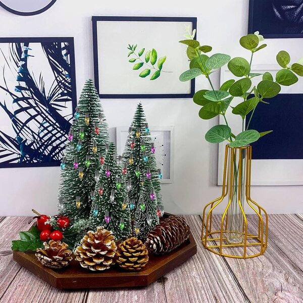 Mini Lichterkette Wichtel per Casa delle Bambole, Decorazione Natalizia Colorata 1m