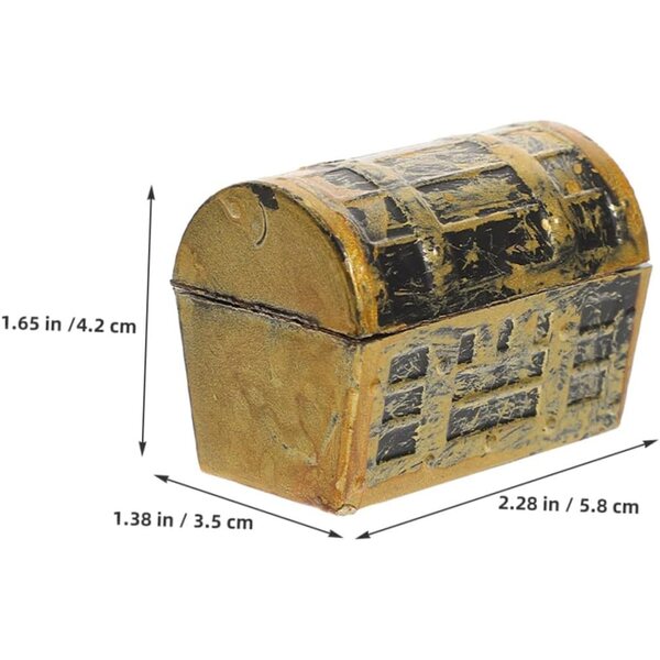 Ciieeo 8 dekorative Mini-Piratenkugeln-Aufbewahrungsboxen aus robustem Kunststoff
