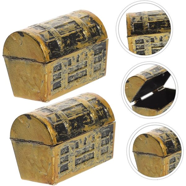 Ciieeo 8 dekorative Mini-Piratenkugeln-Aufbewahrungsboxen aus robustem Kunststoff