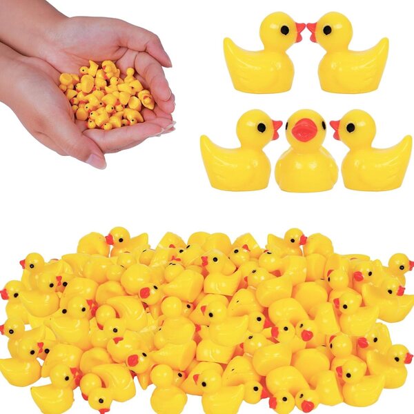 50 Mini Anatre in Resina per Decorazioni Casette Bambole, Giardini, Acquari
