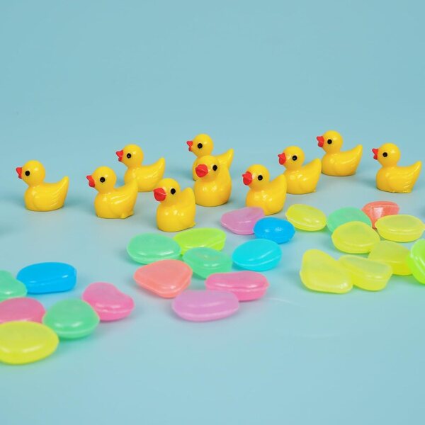 50 Mini Anatre in Resina per Decorazioni Casette Bambole, Giardini, Acquari