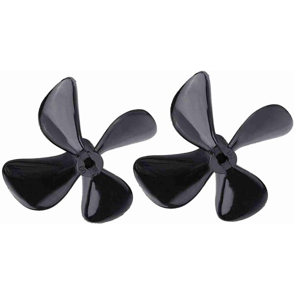 Eliche per Barche Telecomandate RC 60 mm 4 Pale in Plastica Durevole per Alberi 4 mm