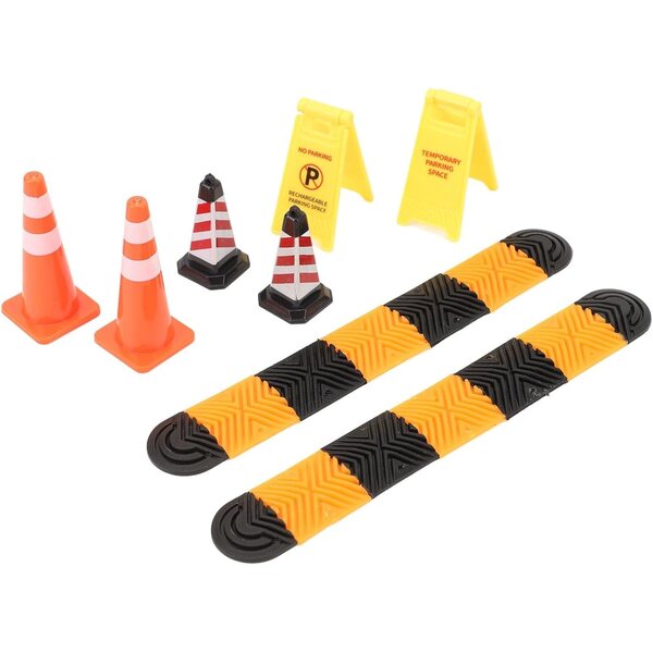 Autoszenenzubehör Modell 1/18 1/24 Kegelsignale Bumps aus hochwertigem Kunststoff