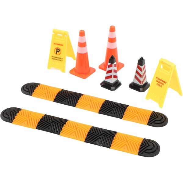 Autoszenenzubehör Modell 1/18 1/24 Kegelsignale Bumps aus hochwertigem Kunststoff