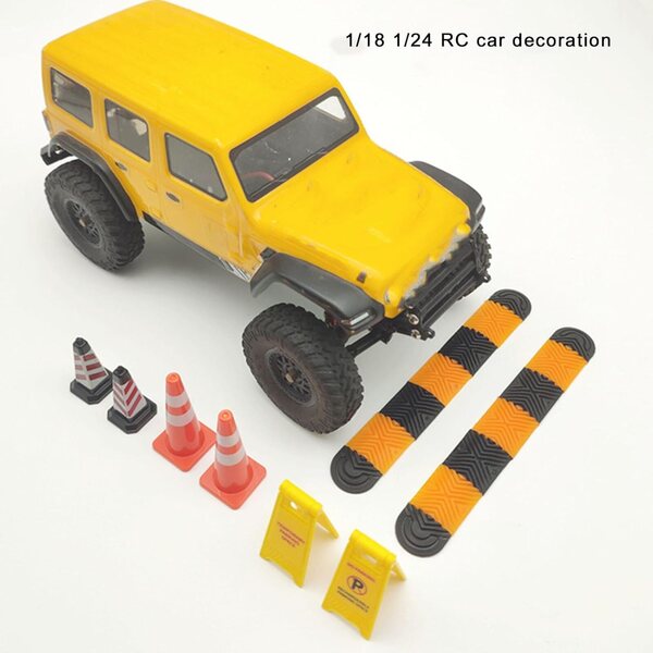 Autoszenenzubehör Modell 1/18 1/24 Kegelsignale Bumps aus hochwertigem Kunststoff