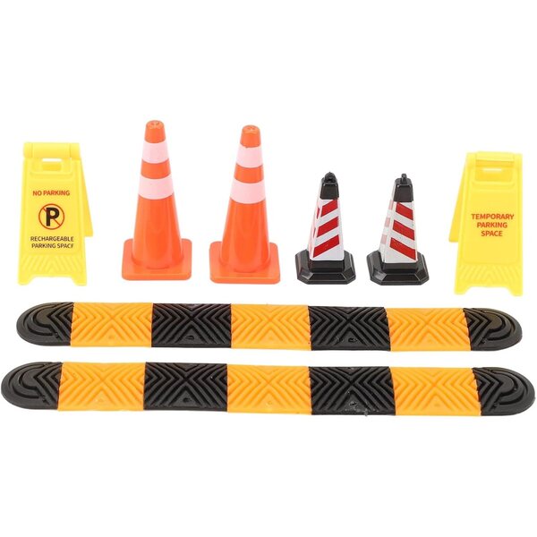 Autoszenenzubehör Modell 1/18 1/24 Kegelsignale Bumps aus hochwertigem Kunststoff