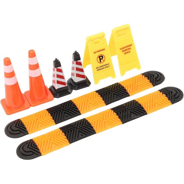 Autoszenenzubehör Modell 1/18 1/24 Kegelsignale Bumps aus hochwertigem Kunststoff