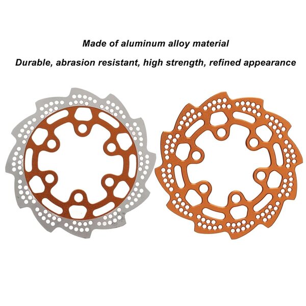 Hintere Bremsscheibe aus Aluminiumlegierung für Losi 1:4 PROPI PROMOO MX Dirtbike Gold