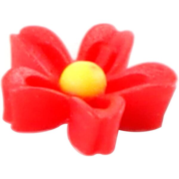 50 Mini fiori in resina colorati 3D per decorazioni fai da te e nail art 7x7 mm