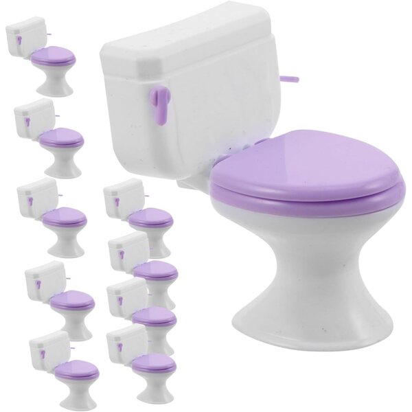 YARNOW 10 Mini Water per Casa delle Bambole in Plastica Scala 1:12, Accessori Bagno
